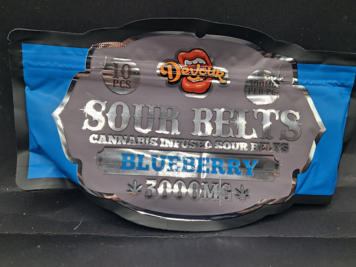 Devour Sour Belts 3000mg
